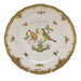 Herend Rothschild Bird Choc Border Dessert Plate - Motif 07 8.25"d - Brown Border