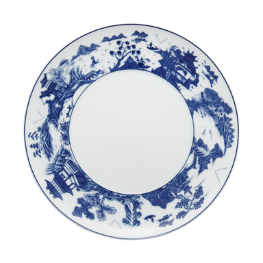 Mottahedeh Blue Shòu Dessert Plate