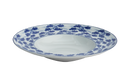 Mottahedeh Blue Shòu Rim Soup Plate