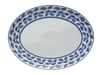 Mottahedeh Blue Shòu Oval Platter - Sm.