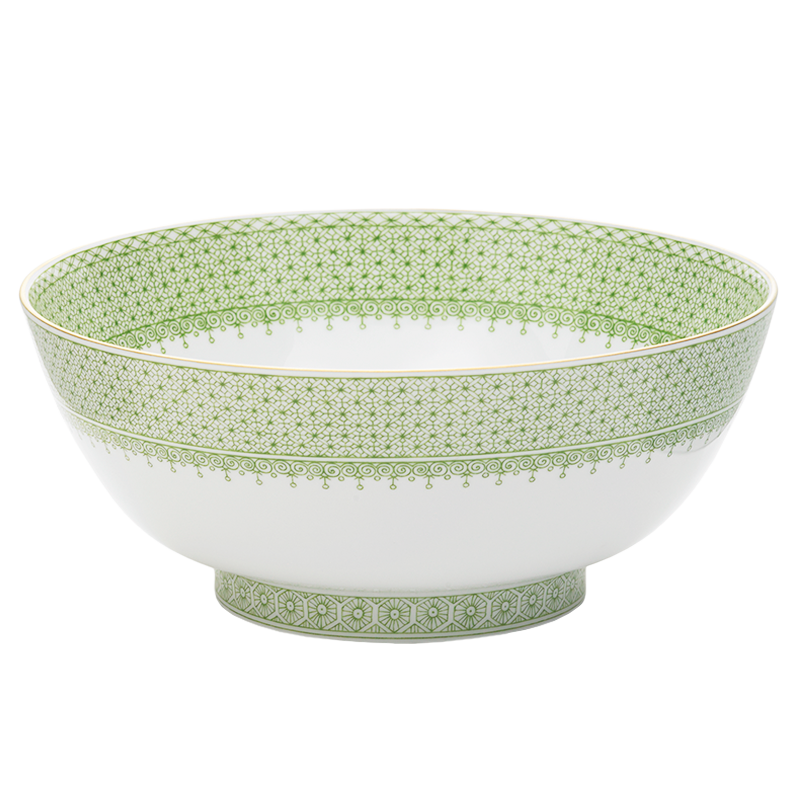 Mottahedeh Apple Lace Round Serving Bowl