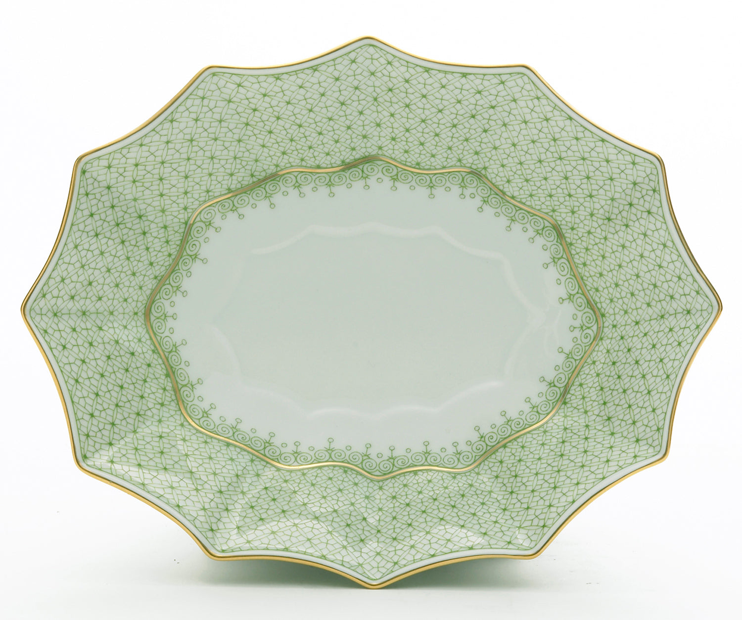 Apple Lace 12 sided Tray - Sm.