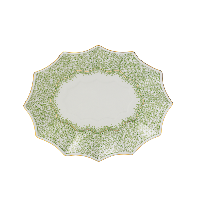 Apple Lace 12 sided Tray - Sm.
