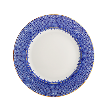Mottahedeh Blue Lace Dessert Plate