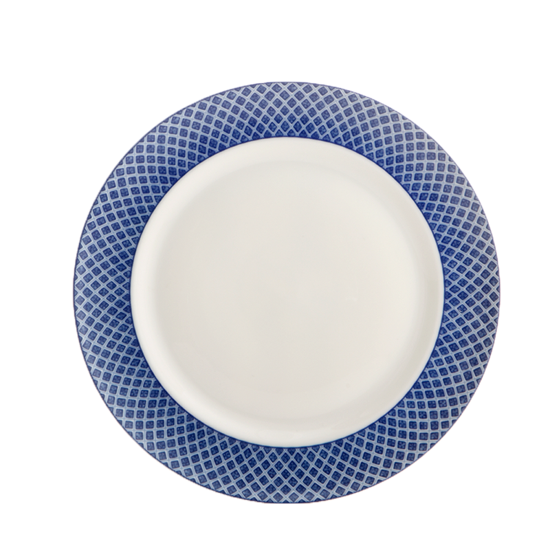 Mottahedeh Blue Dragon Dessert Plate (blank center)
