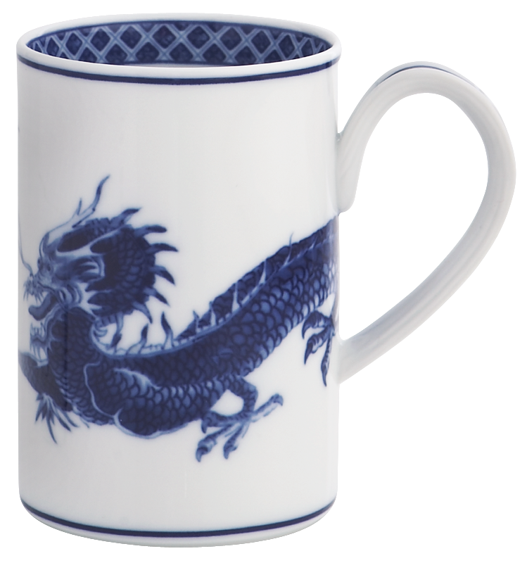 Mottahedeh Blue Dragon Mug