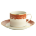 Mottahedeh Fitzhugh Cinnabar Tea Cup & Saucer