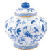 Herend Blue Peony Blue Peony Ginger Jar 8.5"h X 9"d