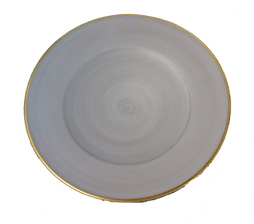 Anna Weatherley Brushed Platinum Charger