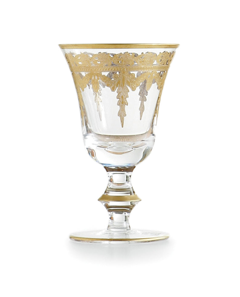 Arte Italica Vetro Gold Wine Glass