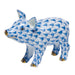 Herend Shaded Vhb Little Pig Standing 2"l X 1.5"h