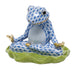 Herend Shaded Vhb Yoga Frog 2.5"l X 2.25"h