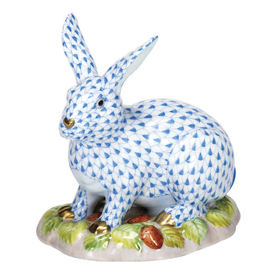Herend Shaded Vhb Berry Bunny 5"l X 5"h