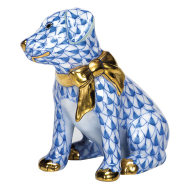 Herend Shaded Vhb Doggie Dazzle 2.25"l X 2.25"h