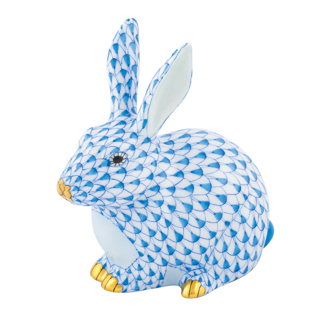 Herend Shaded Vhb Chubby Bunny 3.75"l X 2.25"w X 4"h