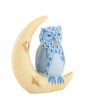 Owl with Crescent Moon