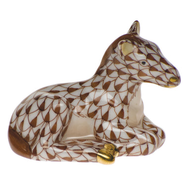 Herend Shaded Vhbr2 Miniature Horse 1.75"l X 1.25"h