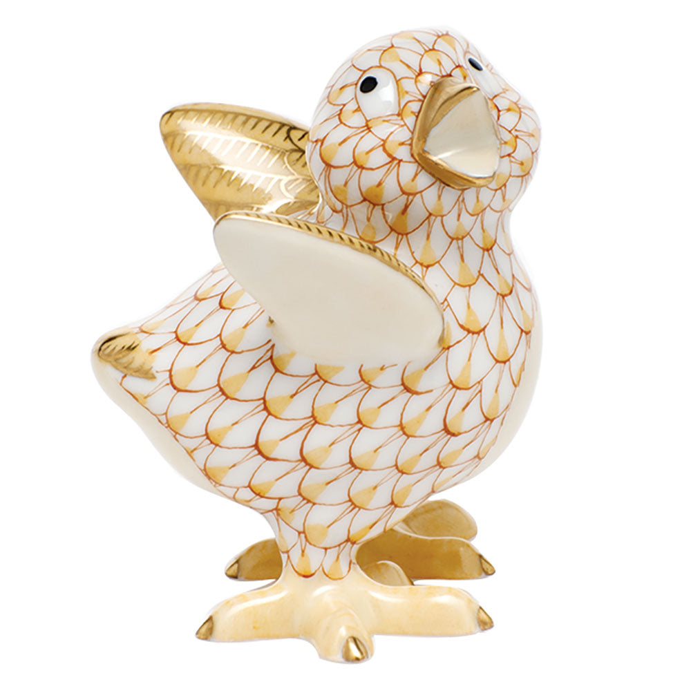 Herend Shaded Vhj Chicken Little 2"l X 2.25"h