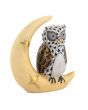 Owl with Crescent Moon