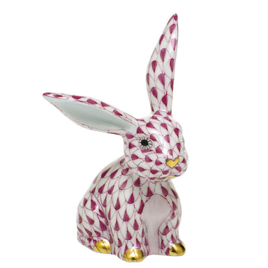 Herend Shaded Vhp Funny Bunny 2"l X 2.25"w X 3"h