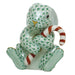 Herend Shaded Vhv Candy Cane Bunny 2.5"l X 2.75"h