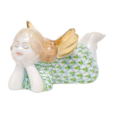Herend Shaded Vhv1 Tranquility - Lying Angel 2.25"l X 1.5"h