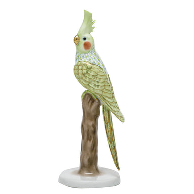 Herend Shaded Vhv1 Cockatiel 3"l X 7.5"h