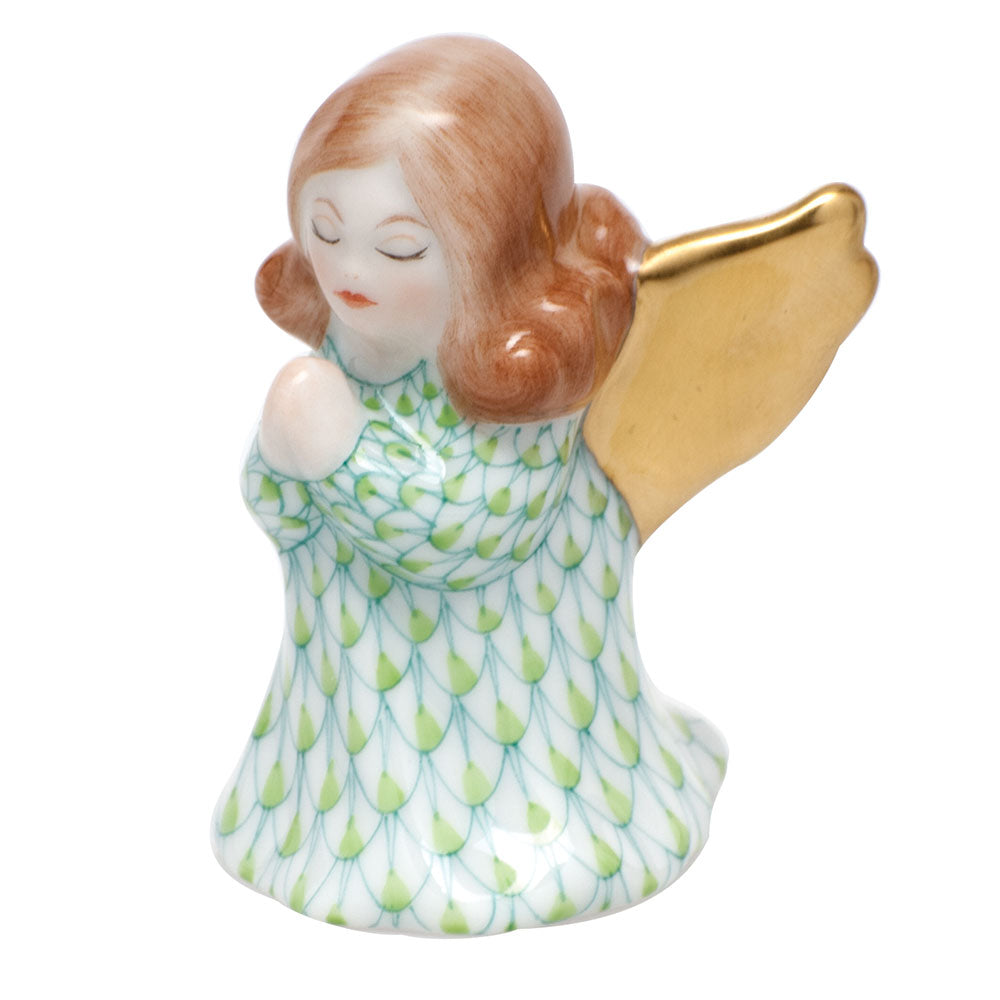 Herend Shaded Vhv1 Small Praying Angel 1.5"l X 2.25"h