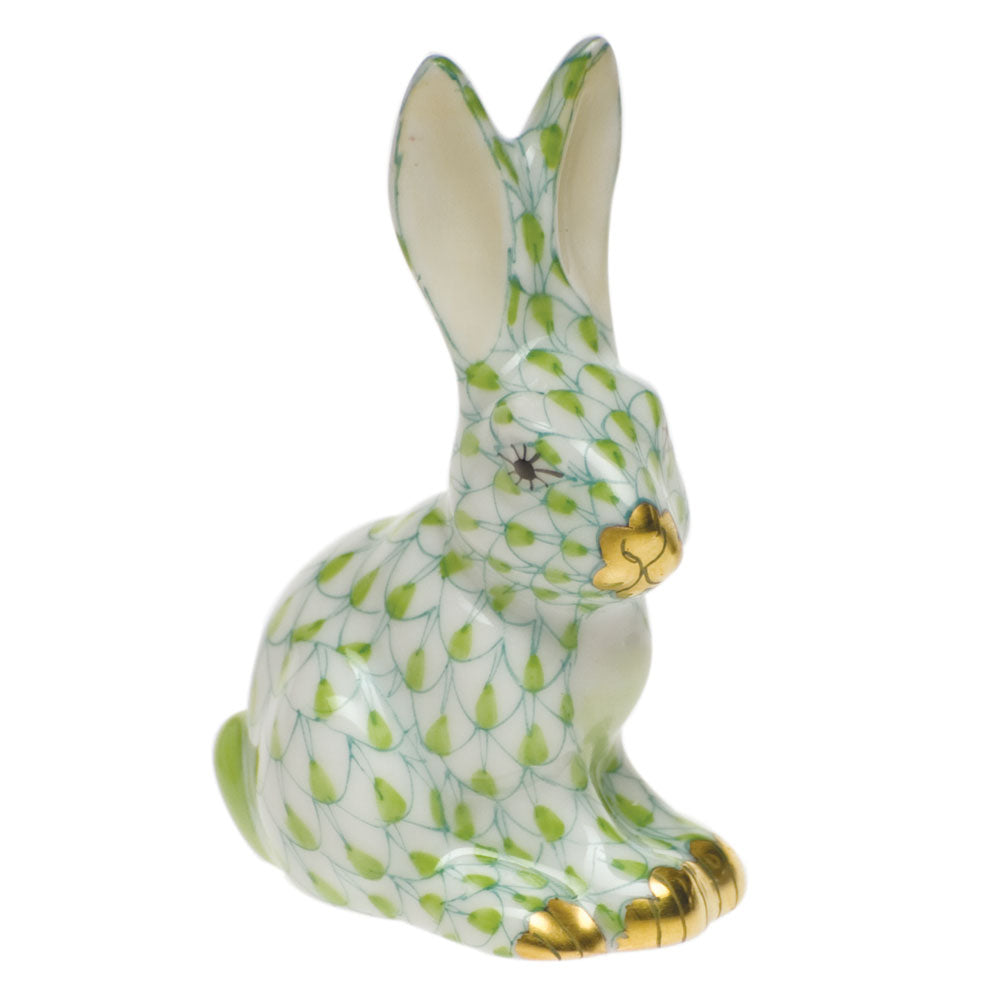 Herend Shaded Vhv1 Miniature Sitting Rabbit 1.5"l X 2"h