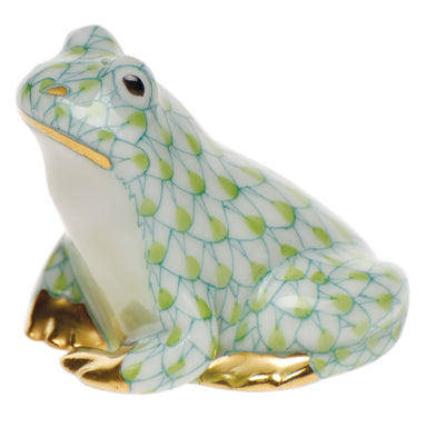 Herend Shaded Vhv1 Miniature Frog 1.5"l X 1.25"h