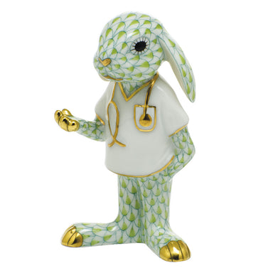 Herend Shaded Vhv1 Medical Bunny 2"l X 2"w X 3.25"h