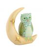 Owl with Crescent Moon