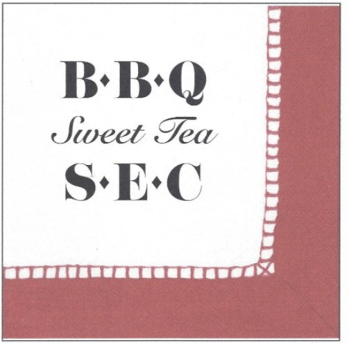 BBQ Sweet Tea SEC Cocktail Napkins