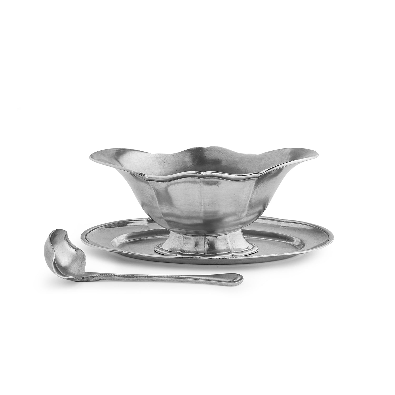 Arte Italica Tavola Gravy Boat with Tray and Ladle