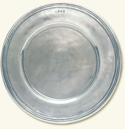 Match Pewter Scribed Rim Charger
