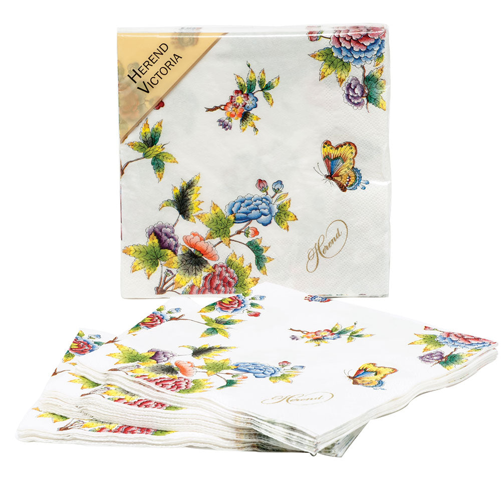 Herend Queen Victoria Paper Napkins Pack Of 20