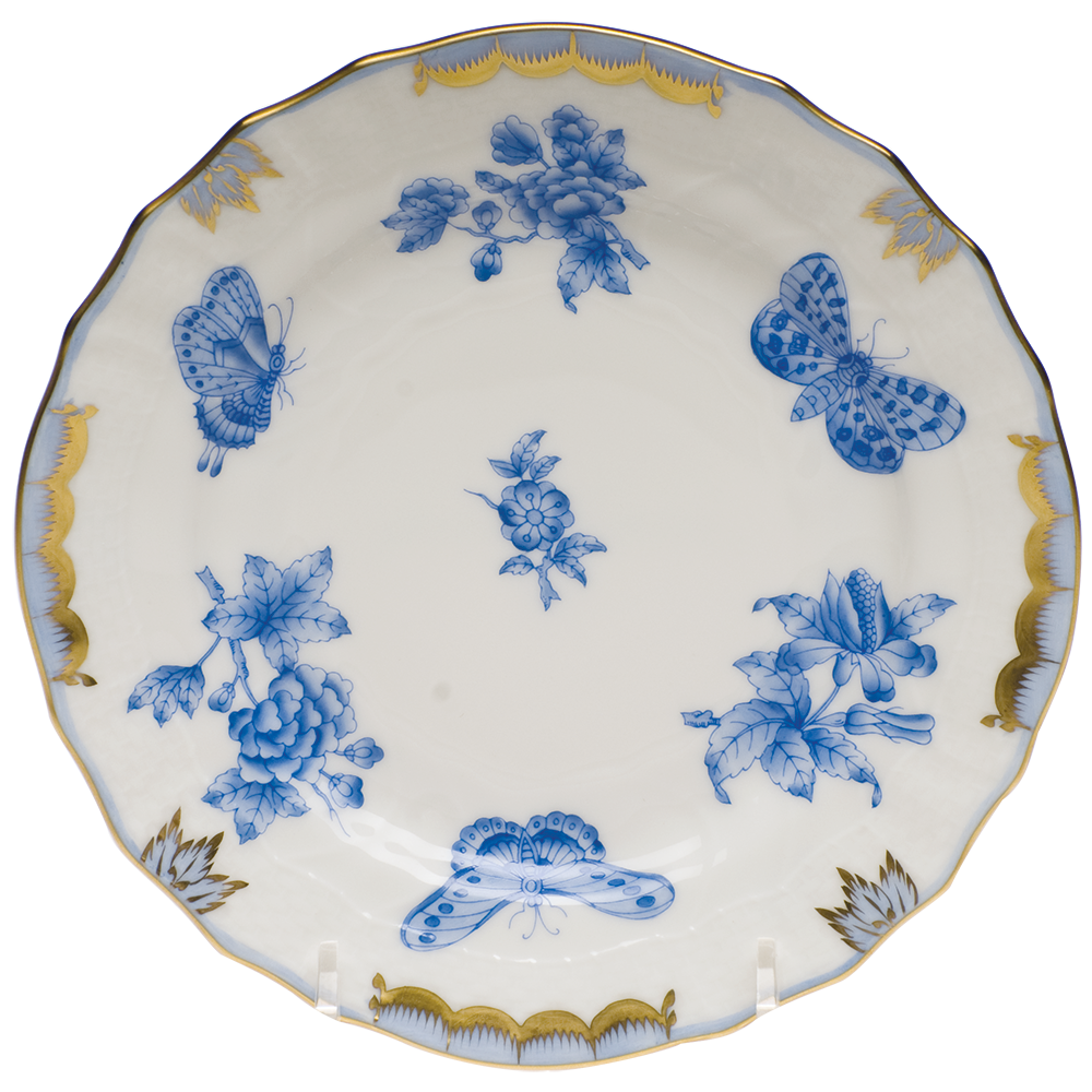 Fortuna Blue Bread And Butter Plate 6"d