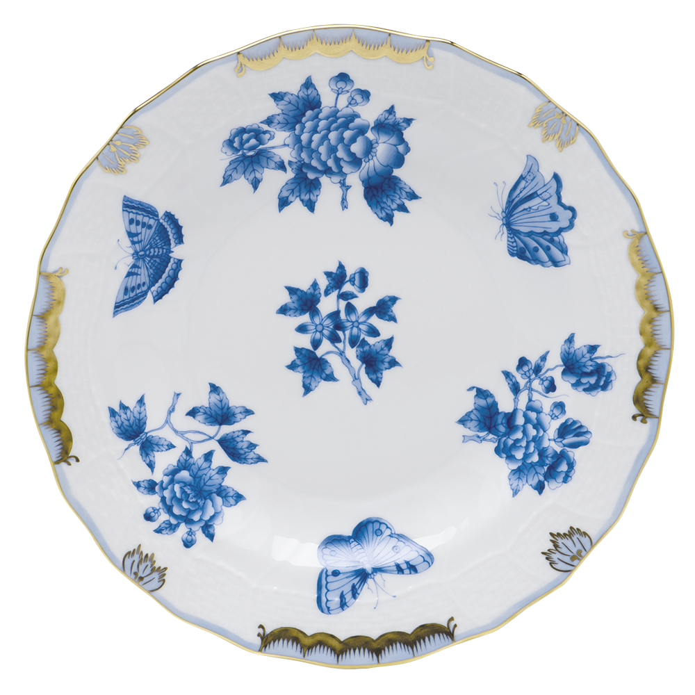 Fortuna Blue Dessert Plate 8.25"d