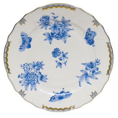 Herend Vbo Blue (fortuna Blue) Dinner Plate 10.5"d