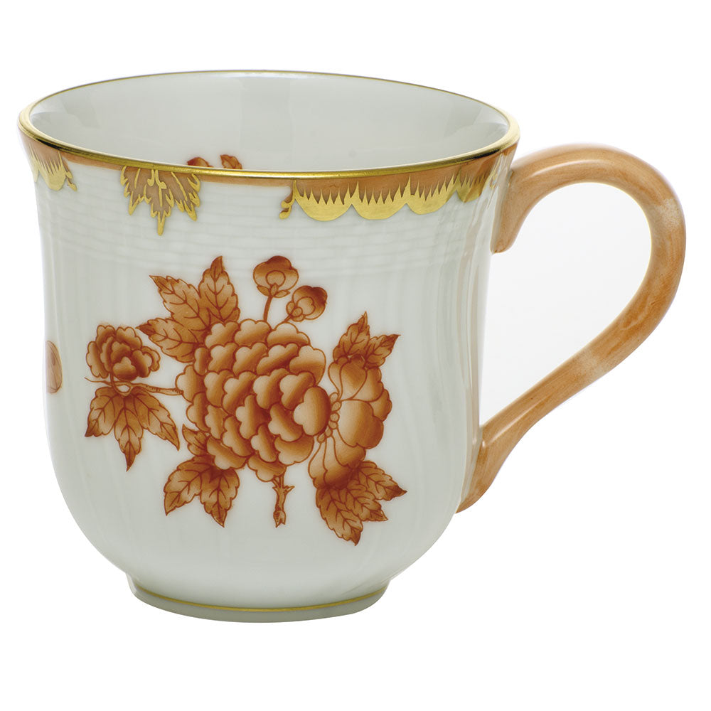 Herend Vbo Rust (fortuna Rust) Mug (10 Oz) 3.5"h