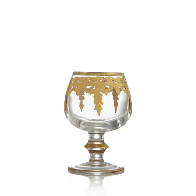 Arte Italica Vetro Gold Brandy Glass