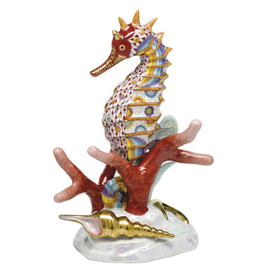 Herend Vhsp112 Seahorse 5.75"l X 8.75"h