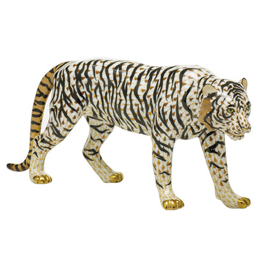 Herend Vhsp128 Sumatran Tiger 11"l X 3"w X 5"h