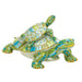 Herend Vhsp137 Pair Of Turtles 3.7"h X 8.5"l X 4.5"w