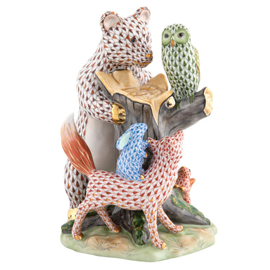 Herend Vhsp155 Forest Friends 6.25"l X 5.25"w X 7.5"h