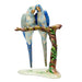 Herend Vhsp68 Pair Of Macaws 4.25"l X 10.25"h