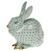 Herend Fishnet Green Bunny Sitting  5.25"h