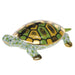 Herend Fishnet Lime Green Baby Turtle 2.25"l X 0.75"h
