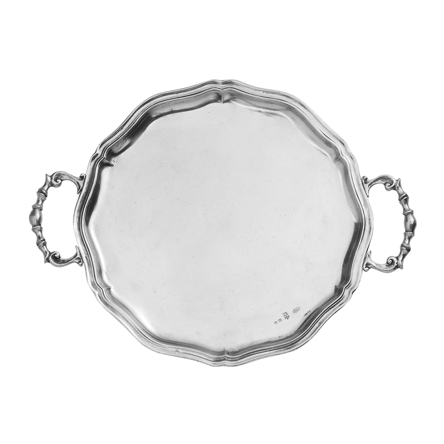 Arte Italica Vintage Scalloped Tray with Handles