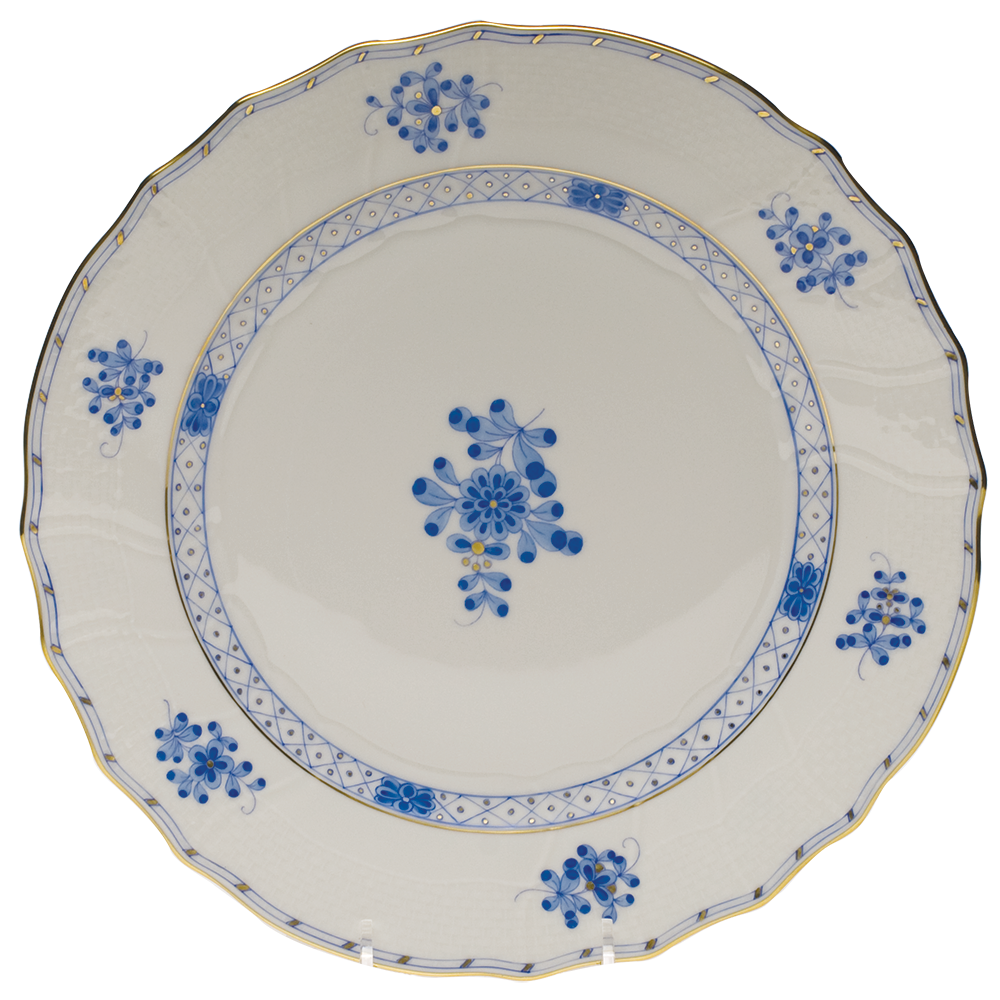 Blue Garden Dinner Plate